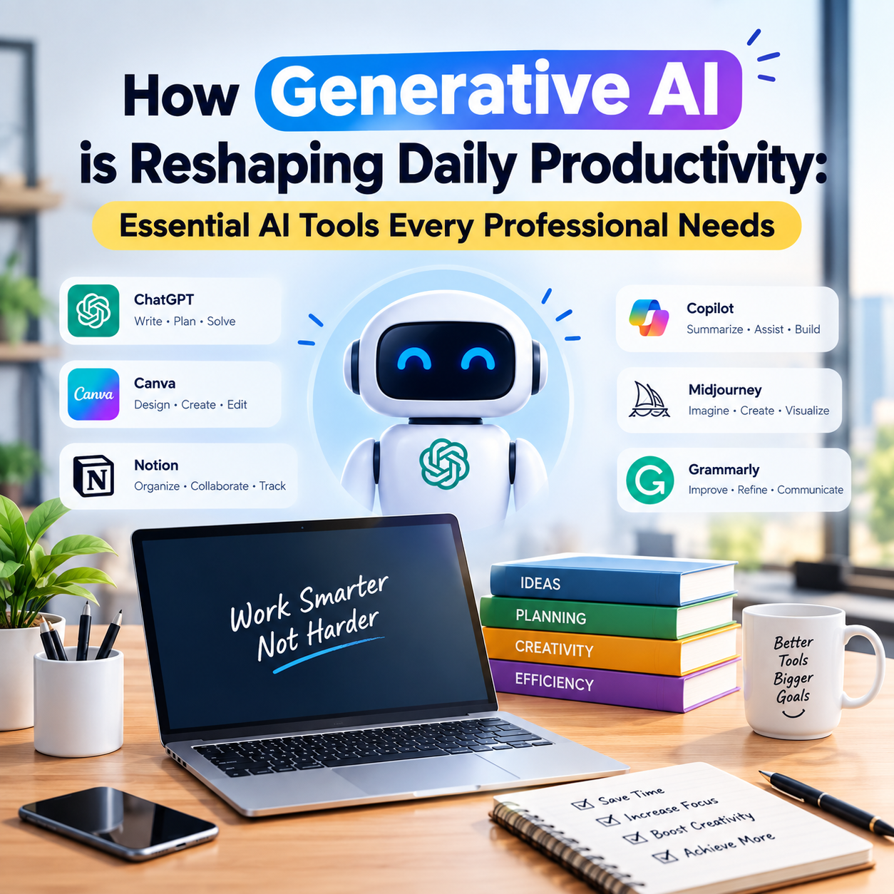 How Generative AI is Reshaping Daily Productivity: Essential AI Tools Every Professional Needs