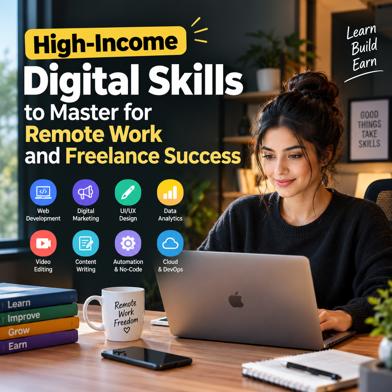 High-Income Digital Skills to Master for Remote Work and Freelance Success