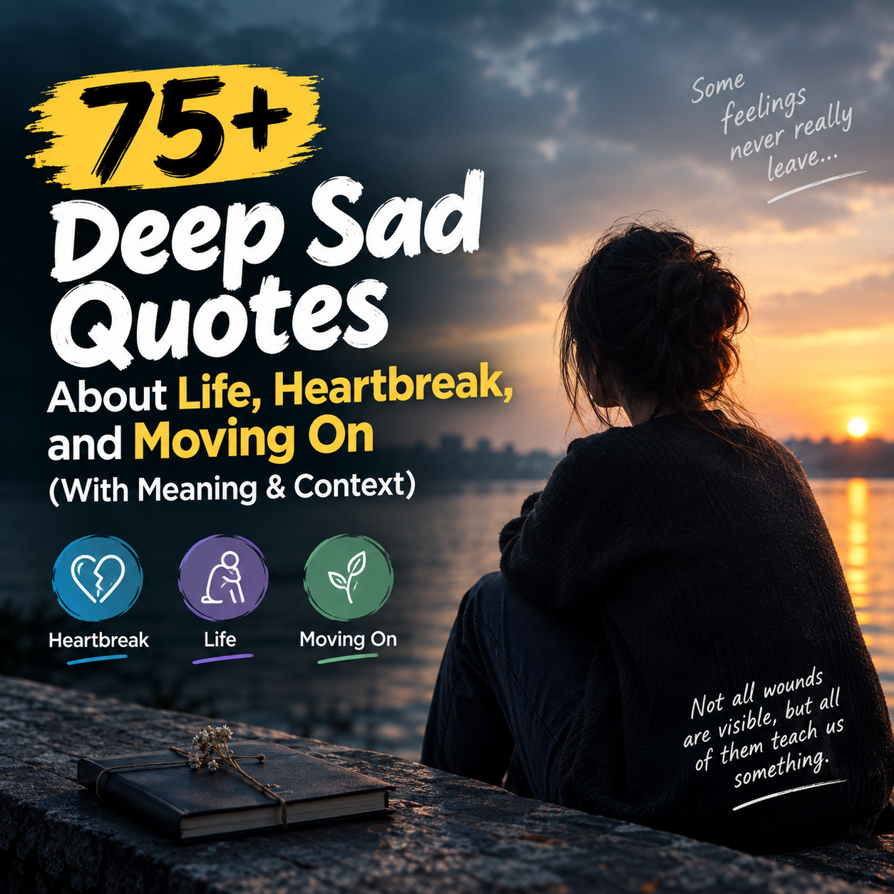 75+ Deep Sad Quotes About Life, Heartbreak, and Moving On (With Meaning & Context)