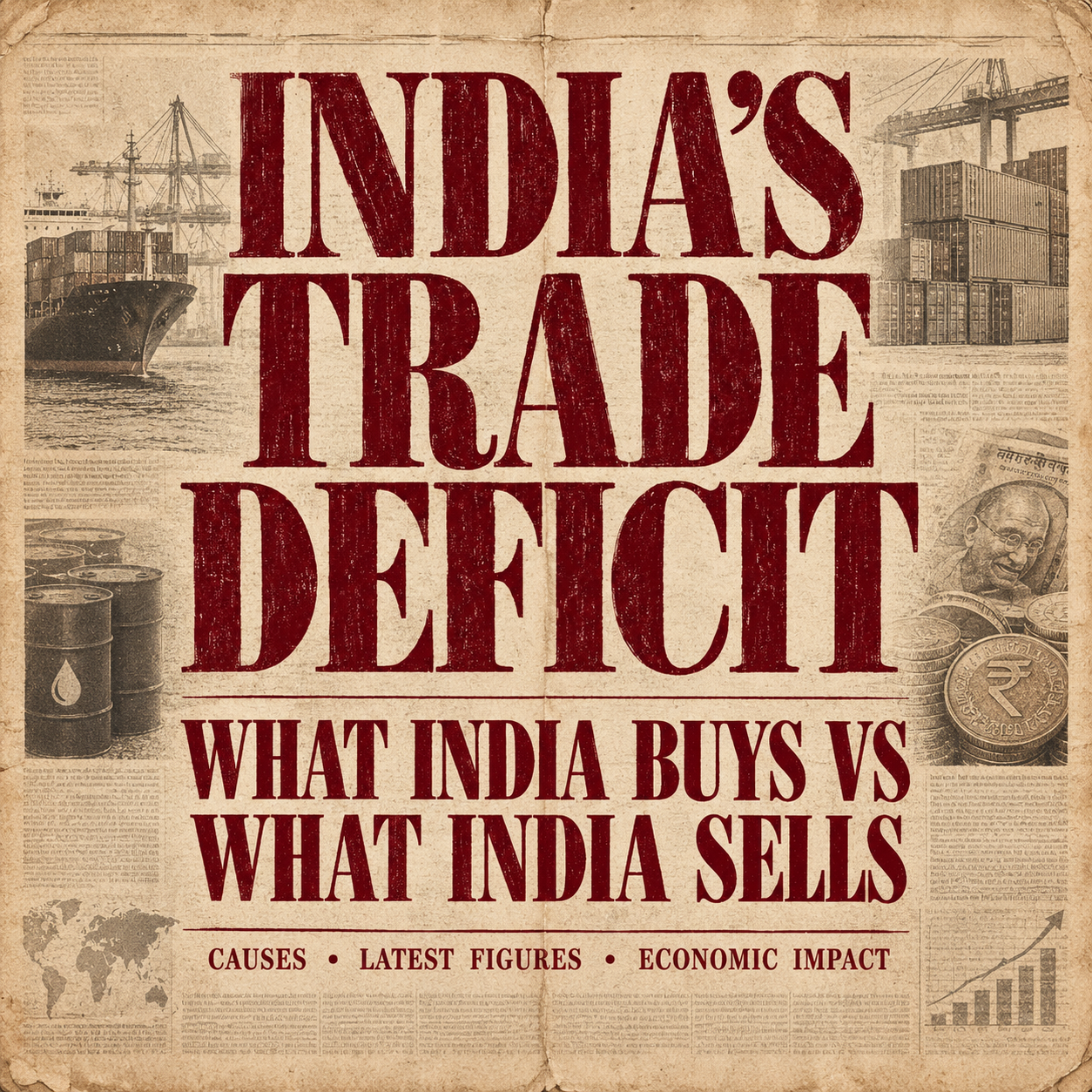 India's Trade Deficit Explained: Causes, Latest Figures and Economic Impact